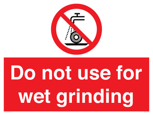 PM7647: Do not use for wet grinding