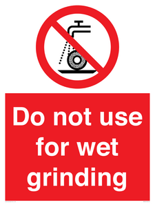PM7647: Do not use for wet grinding
