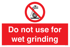PM7647: Do not use for wet grinding