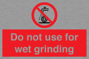 PM7647: Do not use for wet grinding