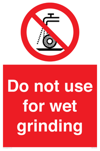 PM7647: Do not use for wet grinding