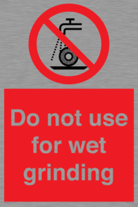 PM7647: Do not use for wet grinding