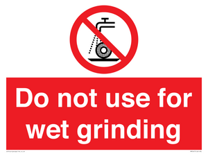 PM7647: Do not use for wet grinding