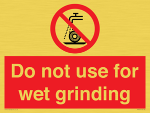 PM7647: Do not use for wet grinding
