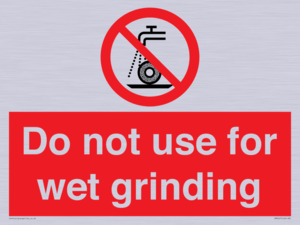 PM7647: Do not use for wet grinding
