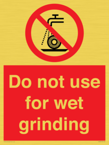 PM7647: Do not use for wet grinding