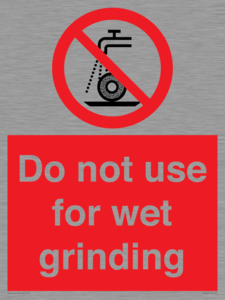 PM7647: Do not use for wet grinding
