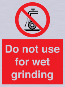PM7647: Do not use for wet grinding