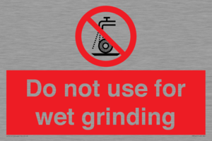 PM7647: Do not use for wet grinding