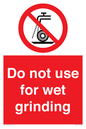 PM7647: Do not use for wet grinding