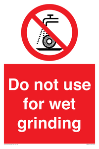 PM7647: Do not use for wet grinding