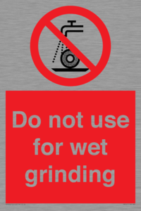 PM7647: Do not use for wet grinding