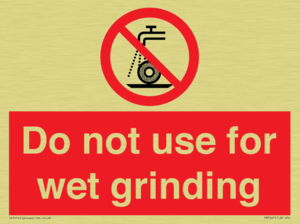 PM7647: Do not use for wet grinding
