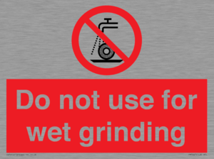 PM7647: Do not use for wet grinding