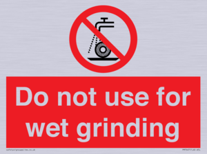 PM7647: Do not use for wet grinding