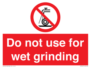 PM7647: Do not use for wet grinding