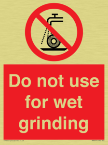 PM7647: Do not use for wet grinding