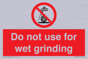 PM7647: Do not use for wet grinding
