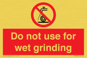 PM7647: Do not use for wet grinding