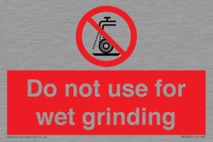 PM7647: Do not use for wet grinding