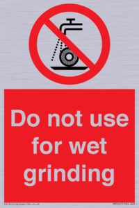 PM7647: Do not use for wet grinding
