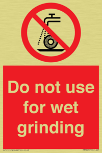 PM7647: Do not use for wet grinding
