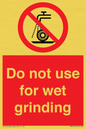 PM7647: Do not use for wet grinding
