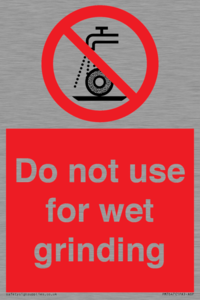 PM7647: Do not use for wet grinding