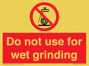 PM7647: Do not use for wet grinding