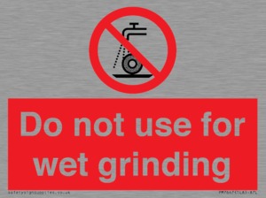 PM7647: Do not use for wet grinding