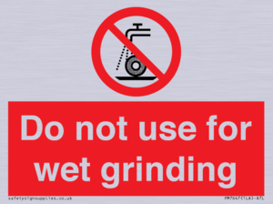 PM7647: Do not use for wet grinding