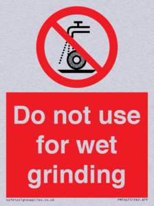 PM7647: Do not use for wet grinding