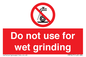 PM7647: Do not use for wet grinding