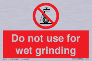 PM7647: Do not use for wet grinding