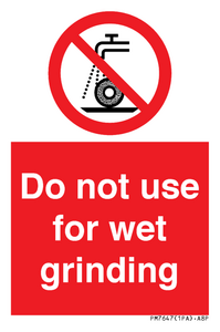 PM7647: Do not use for wet grinding