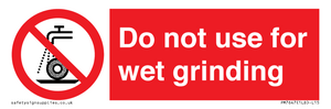 PM7647: Do not use for wet grinding