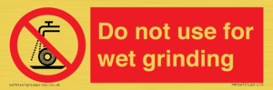 PM7647: Do not use for wet grinding