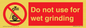 PM7647: Do not use for wet grinding