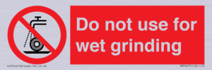 PM7647: Do not use for wet grinding