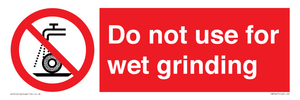 PM7647: Do not use for wet grinding