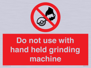 PM7648: Do not use with hand held grinding machine