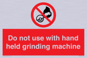 PM7648: Do not use with hand held grinding machine