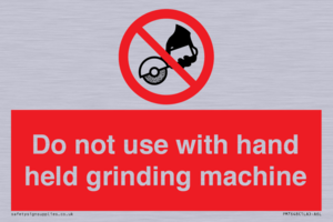PM7648: Do not use with hand held grinding machine