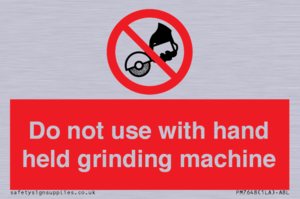 PM7648: Do not use with hand held grinding machine