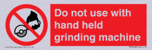 PM7648: Do not use with hand held grinding machine