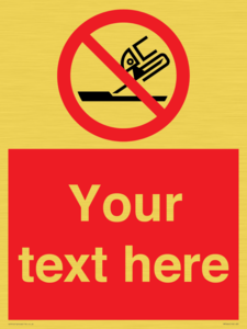 PM7664: Custom prohibition Do not use for face grinding