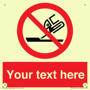 PM7664: Custom prohibition Do not use for face grinding