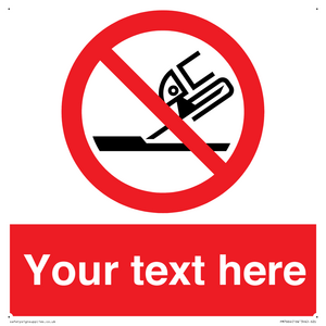 PM7664: Custom prohibition Do not use for face grinding