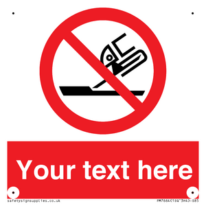 PM7664: Custom prohibition Do not use for face grinding