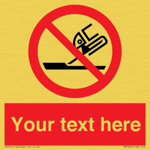 PM7664: Custom prohibition Do not use for face grinding